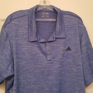Super soft, blue poloby adidas. SizeXXL